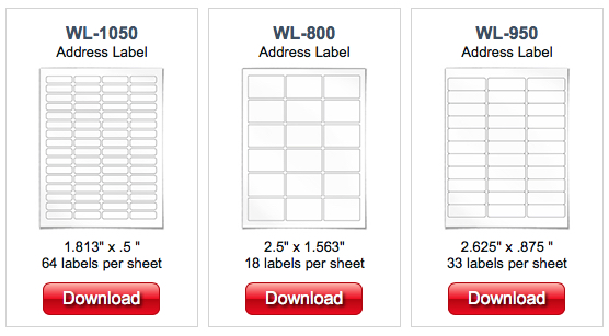 label templates for mac